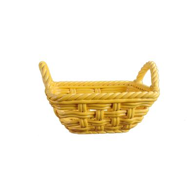 Bread Basket Ceramic Earthenware Decorative Bowl With Towel thumbnail