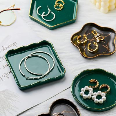 stackable ceramic necklace display tray picture 2