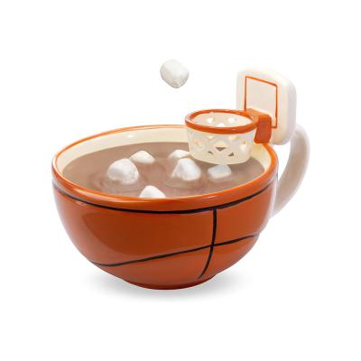 Large Best Ceramic Hot Chocolate Basketball Mug thumbnail