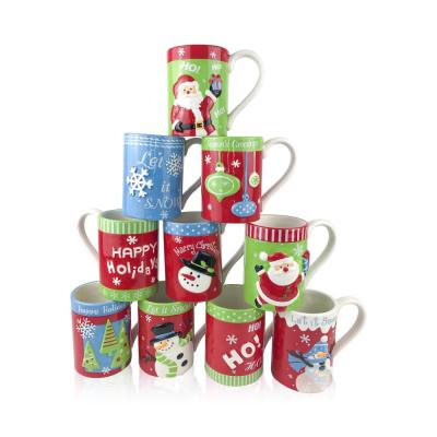 merry merry christmas ceramic dolomite coffee cups mug thumbnail
