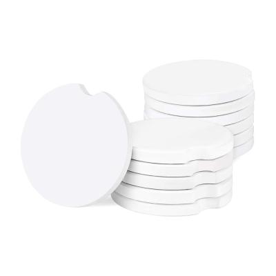 diy Sublimation Blanks ceramic car cup holder coasters thumbnail
