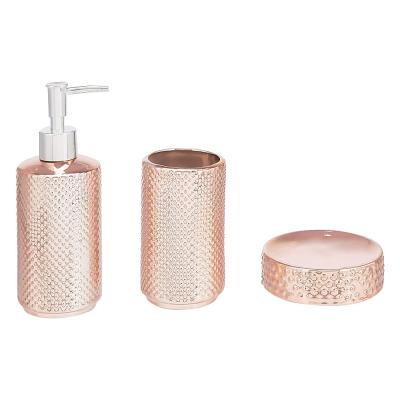 ceramic bath soap dispenser accessories toothbrush holder set picture 1