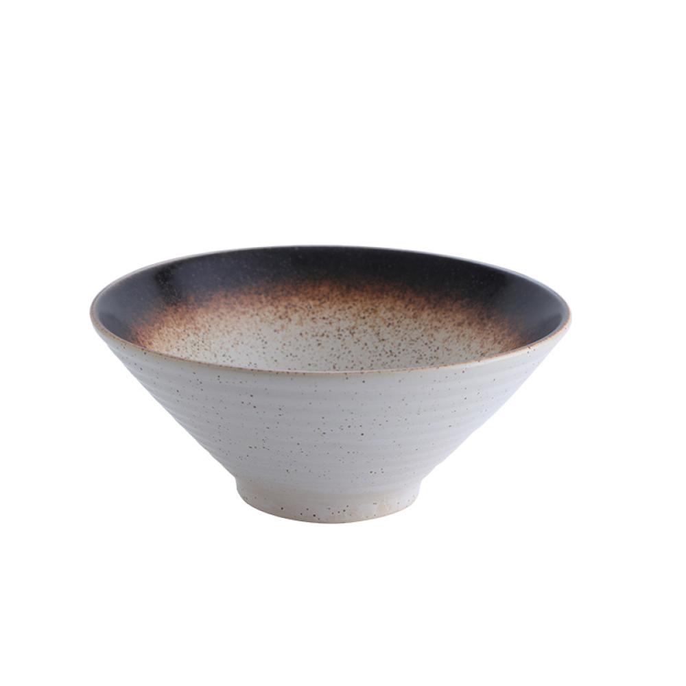 New Factory Custom korean japanese porcelan clay ceramic noodle ramen bowl set with chopsticks