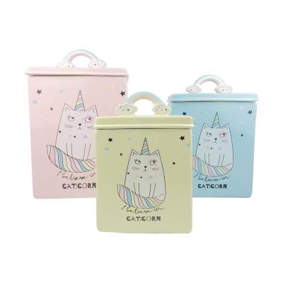 Wholesale Custom vintage Large pottery ceramic biscuit barrel thumbnail