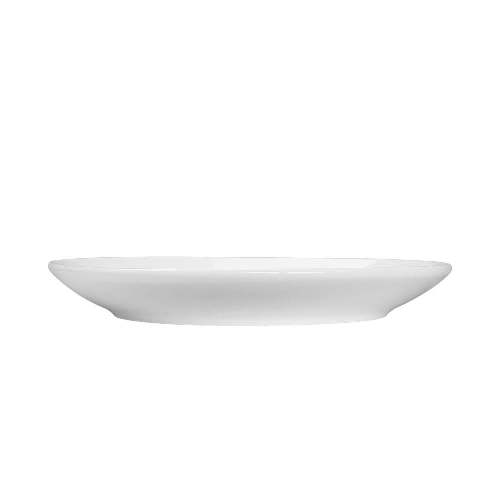 New Factory Custom logo cheap white kitchen ceramic porcelain dish dinner charger plates for wedding