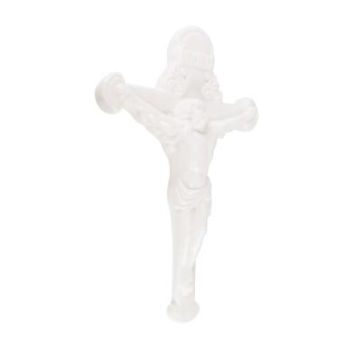 white religious christmas art and porcelain ceramic jesus sculpture cross figurines statue craft gift supplies for home decor