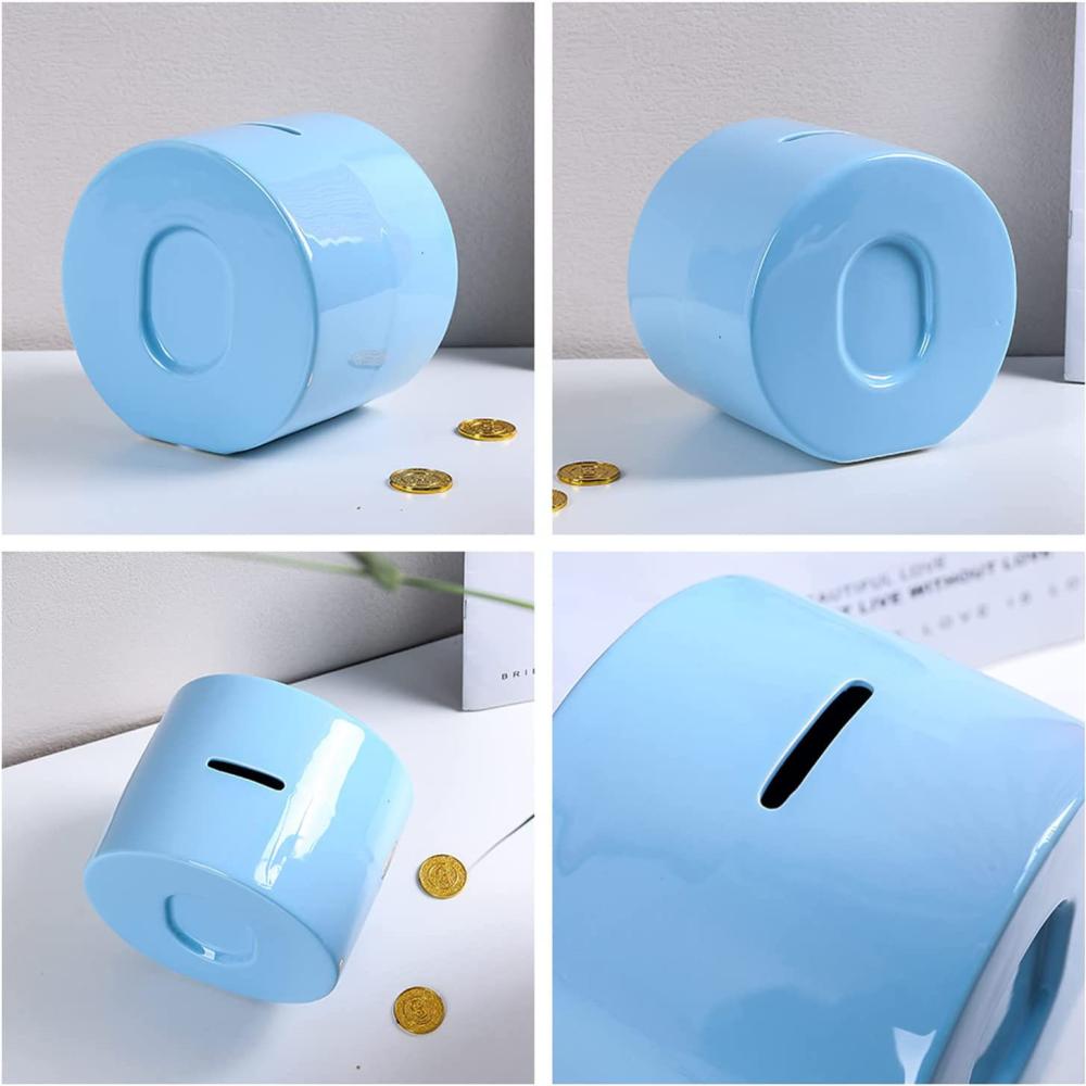 personalized ceramic letter shaped money coin bank piggy bank