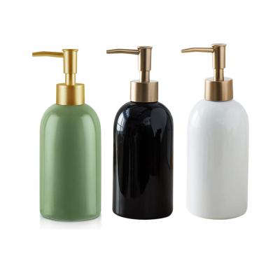 Ceramic Hand Liquid Lotion Soap Shampoo Dispenser Bottle thumbnail