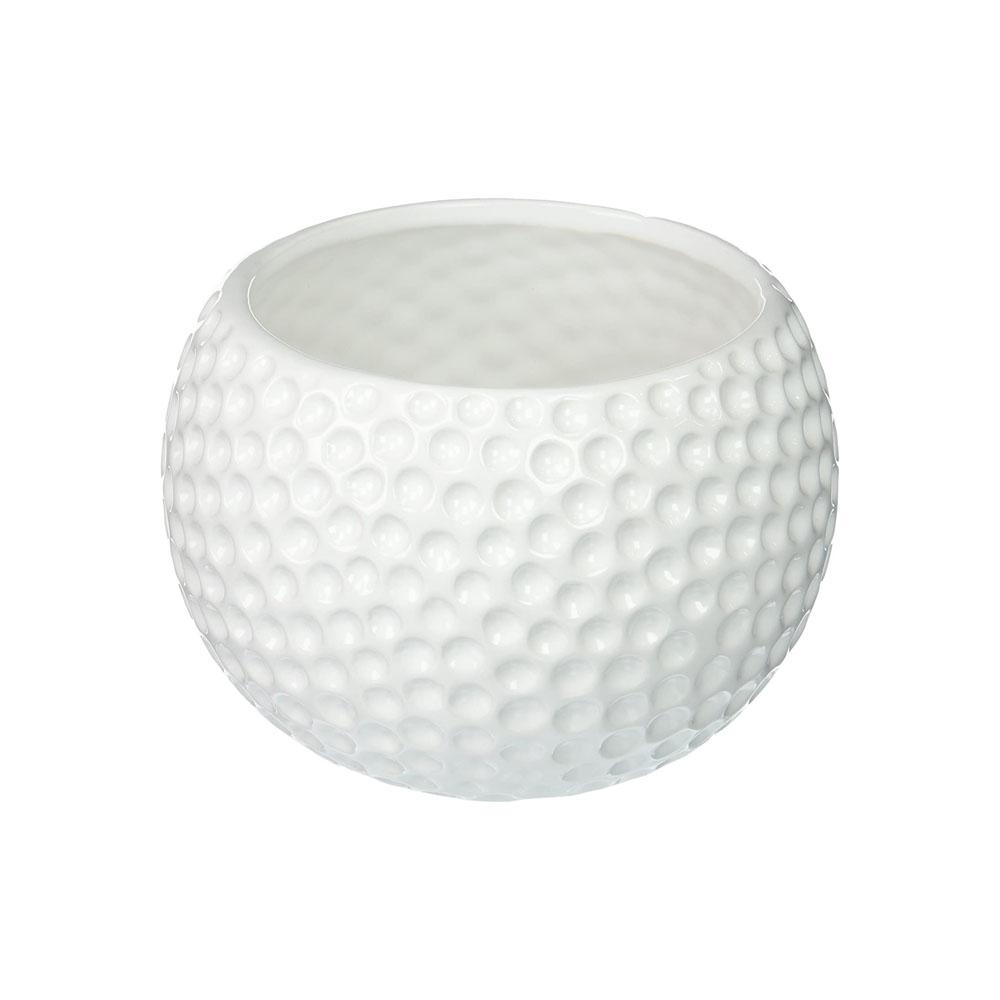 Large Wall Hanging Ceramic sphere bowl Golf Ball Planter Plant Container