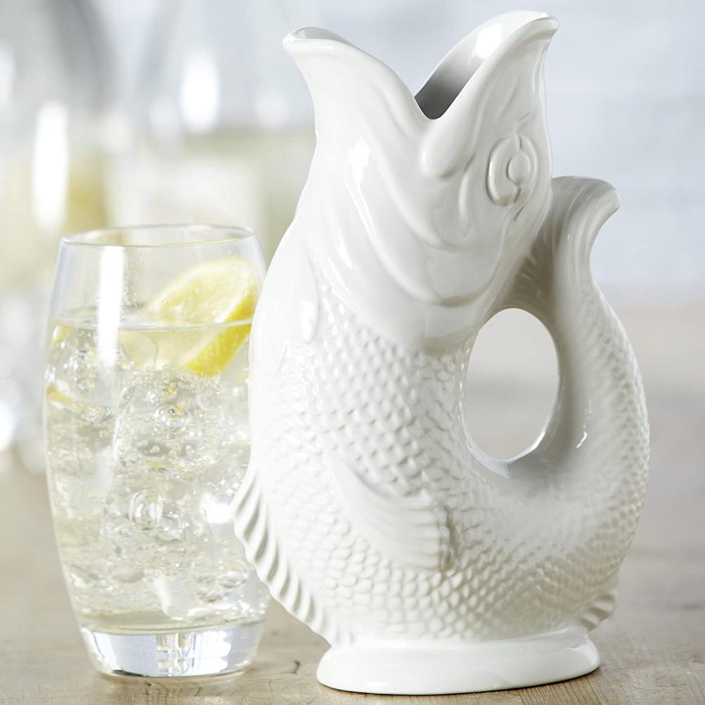 New Factory Custom home good ceramic fish shape flower vase