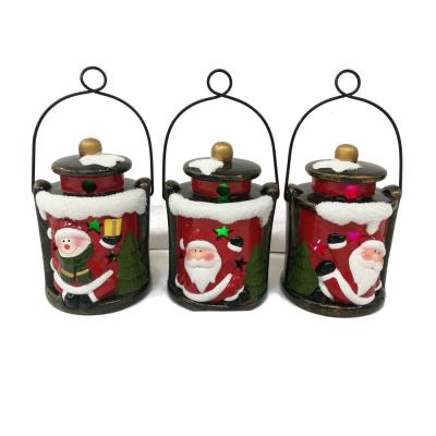 ceramic christmas led lamp lantern outdoor thumbnail