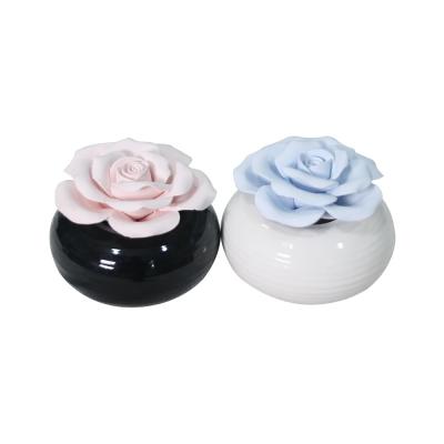 sola plaster flower home ceramic porcelain fragrance scent aroma oil diffuser air fresher