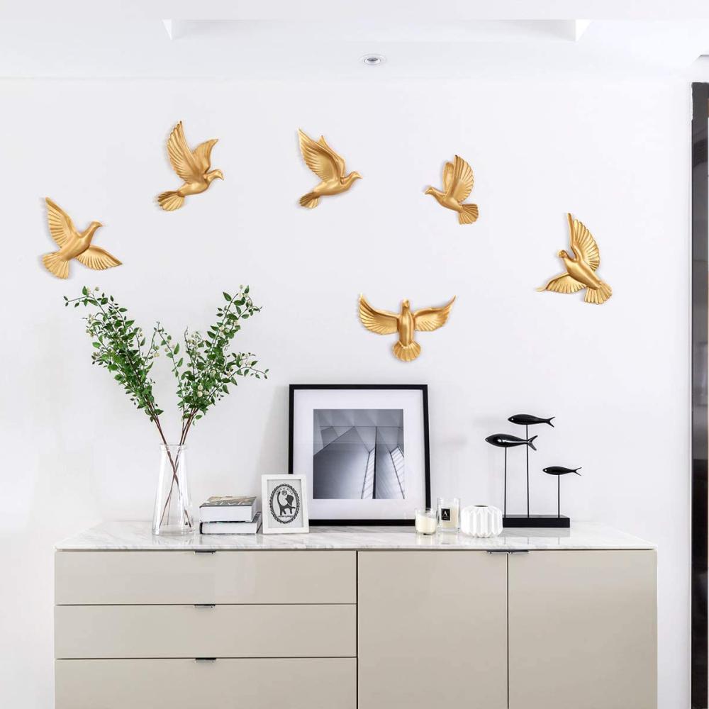 unique animal bird resin rustic art interior Wall Hanging home decor for living room wall