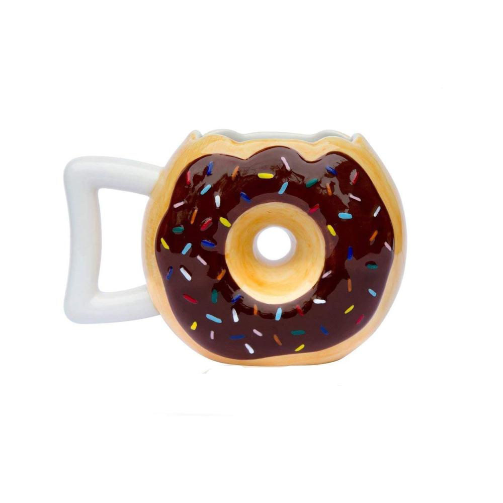 Funny Large ceramic donuts Best Cup coffee mug for Coffee Tea Hot Chocolate