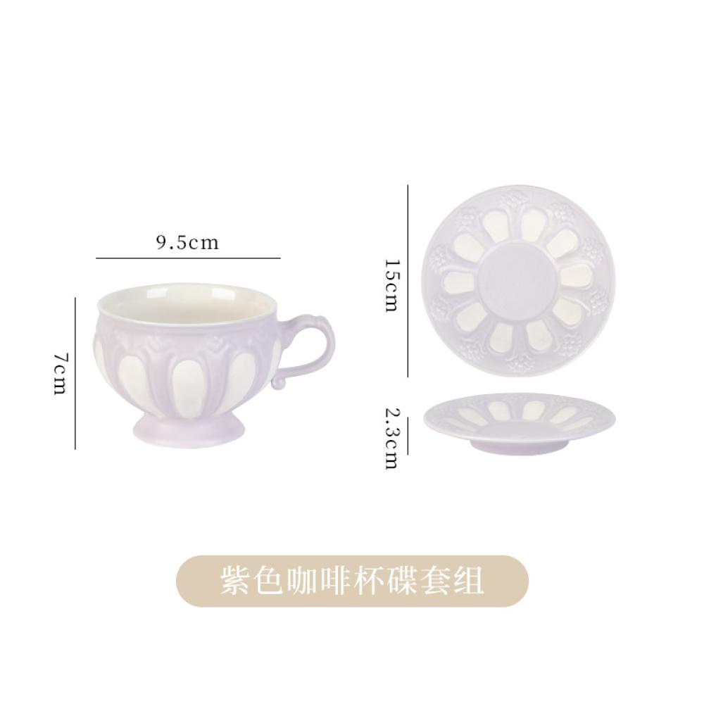 custom english gold embossed luxury afternoon european style ceramic porcelain gift tea coffee cup pot set