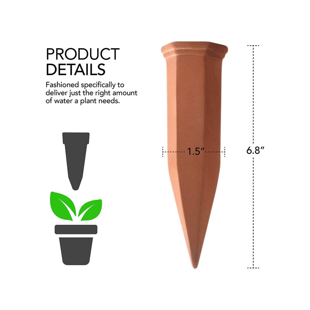 Self-Watering Auto-watering Stakes for Indoor Outdoor Plants Terracotta Plant Watering Spikes