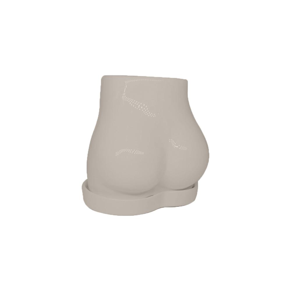 New Custom nude butt Boho Bum woman female Body shaped Succulent Planter Flower Ceramic Pot