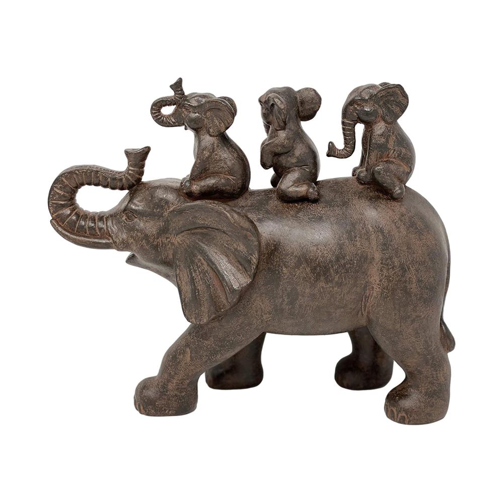 Wholesale custom factory animal resin elephant figurine statues home decor