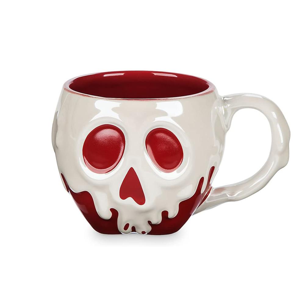 custom halloween skull ceramic apple coffee mug picture 1
