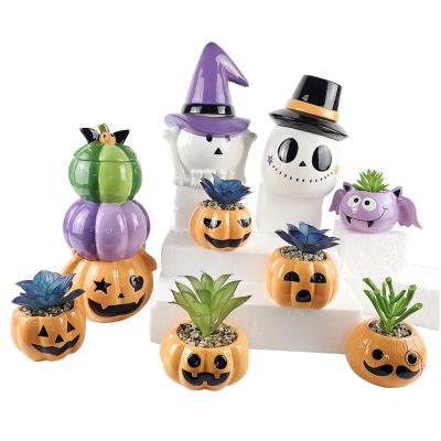 new Factory ceramic halloween pumpkin thumbnail