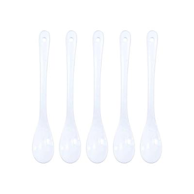 white small ceramic tea spoon set thumbnail