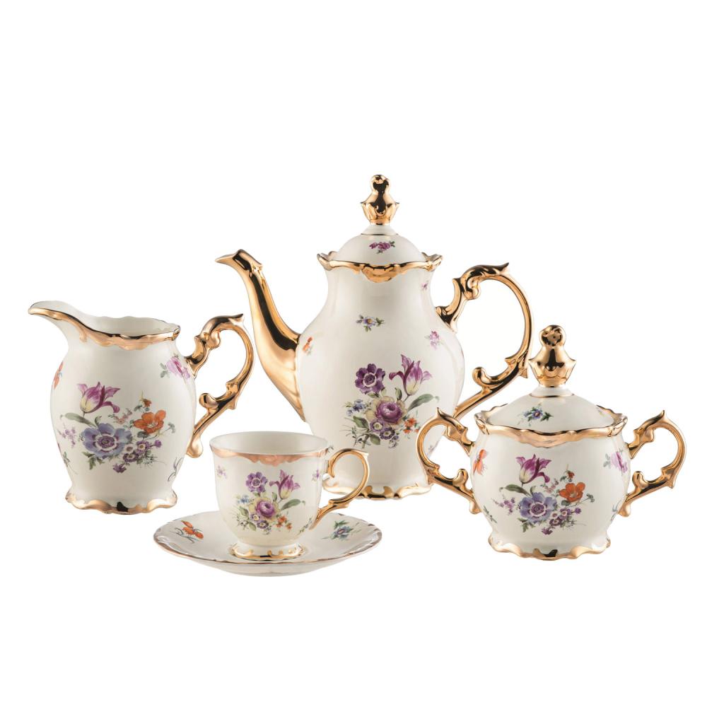afternoon vintage english porcelain ceramic tea cup pot set for adults