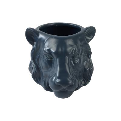 Factory wholesale 3D Large Ceramic Coffee Mug Water Tiger mug