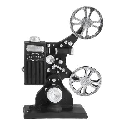 Movie Film Projector Model Desktop antique Resin Crafts Vintage Style Home Decoration