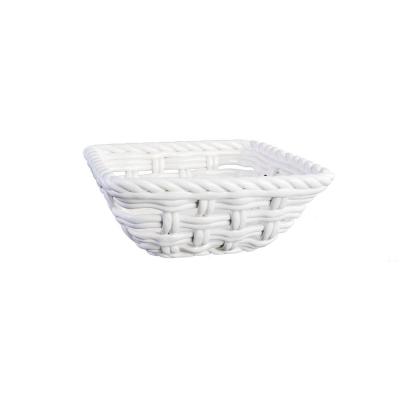 New Factory Hand made kitchen items for the home dish drainage folding drain washing ceramic basket with drainer