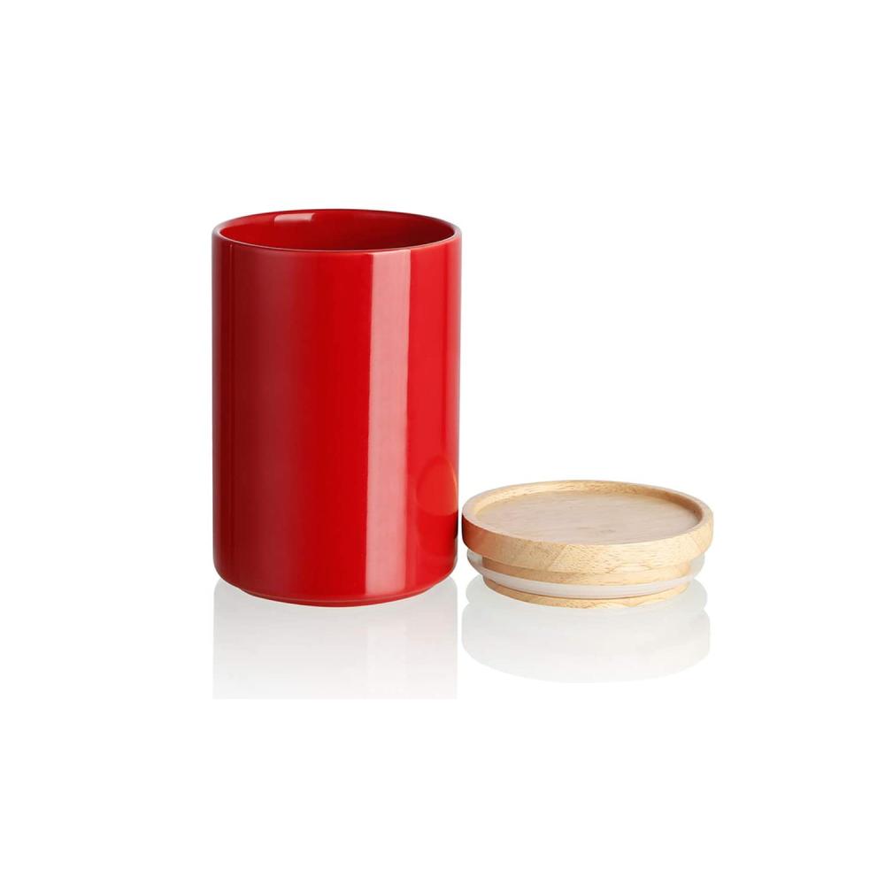 New Factory custom White Ceramic tea coffee sugar porcelain jar with lid