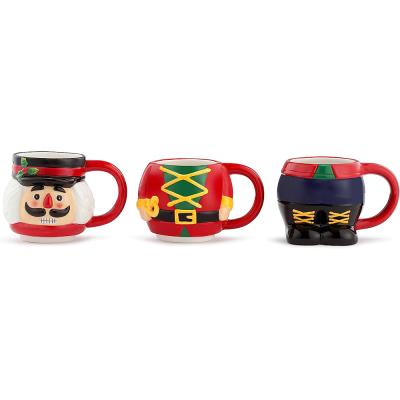 Ceramic Stacking Christmas Nutcracker Mug thumbnail