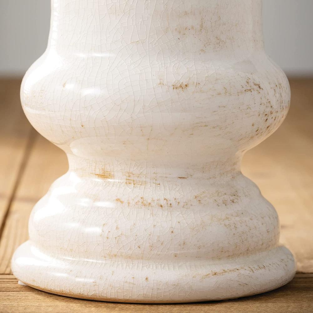 white large ceramic flower urn vase for flowers