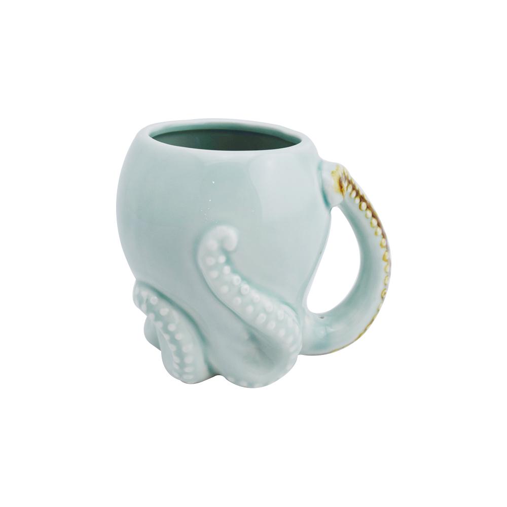 octopus novelty 3d funny animal creative ceramic coffee mugs