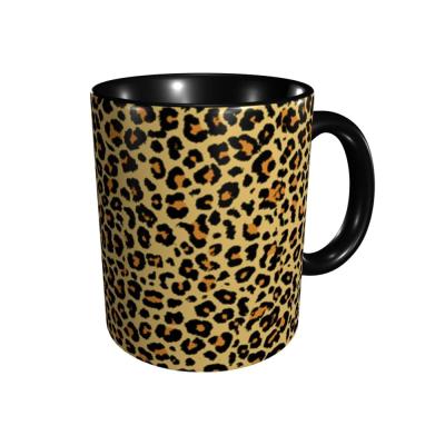 Ceramic Leopard Print Coffee Mug thumbnail